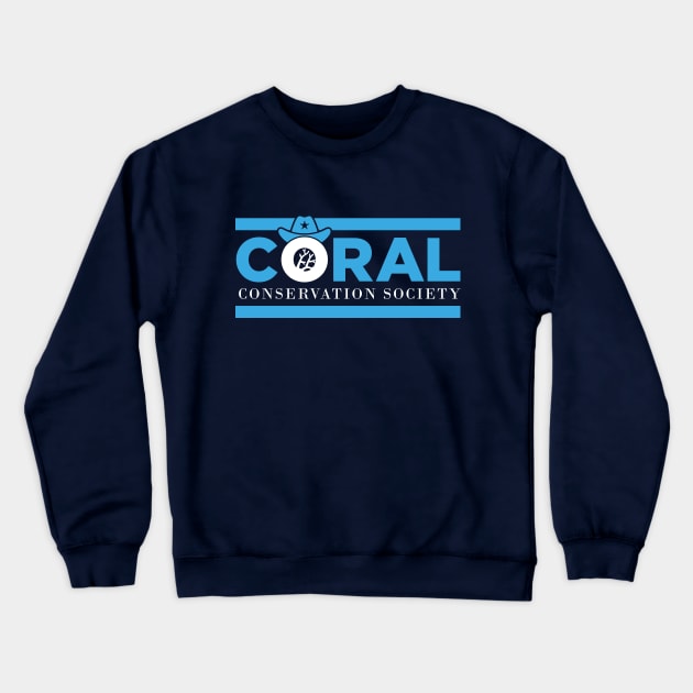 Coral Conservation Society Crewneck Sweatshirt by RetroReview